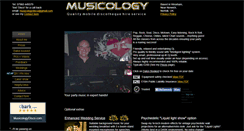 Desktop Screenshot of musicologydisco.com